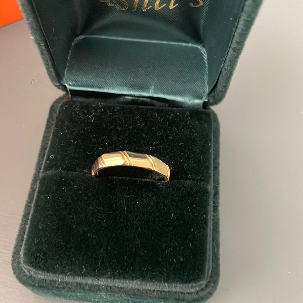 Real Gold Filled Stylish Stacking Ring - image 1